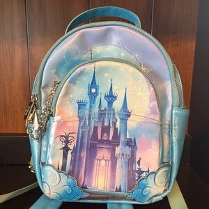 Danielle Nicole Enchanted Castle Kids Backpack - Blue and Pink